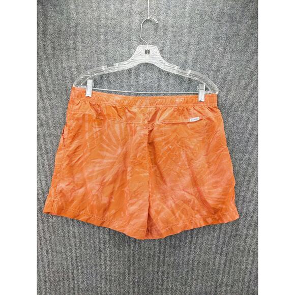 Columbia Sportswear Nylon Swim Trunks Size L 5L Brown & Pink - Picture 3 of 12